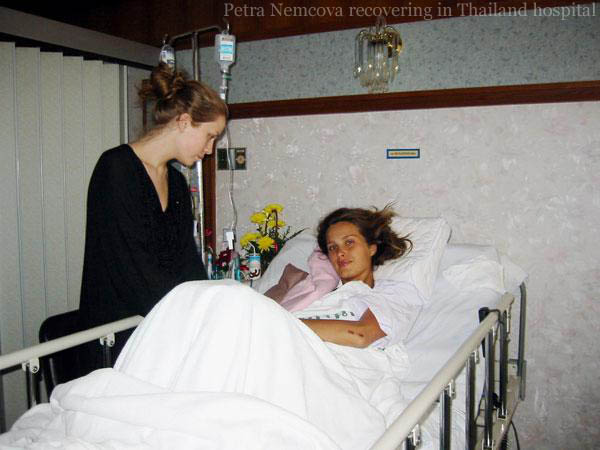 Petra Nemcova, sobrevivio al tsunami