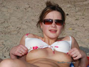 Topless en la playa